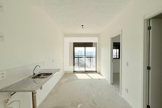 Cozinha de apartamento à venda com 1 quarto, 33m² em Brooklin, São Paulo