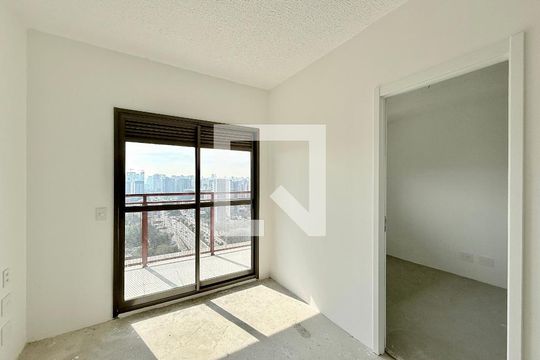 Sala de apartamento à venda com 1 quarto, 33m² em Brooklin, São Paulo