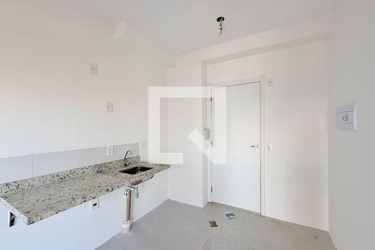 Cozinha de kitnet/studio à venda com 1 quarto, 28m² em Brooklin, São Paulo