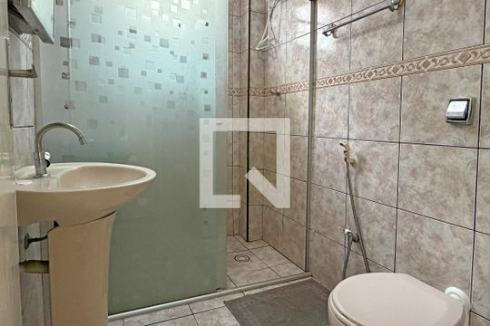 Banheiro/Area de serviço de apartamento para alugar com 1 quarto, 40m² em Embaré, Santos