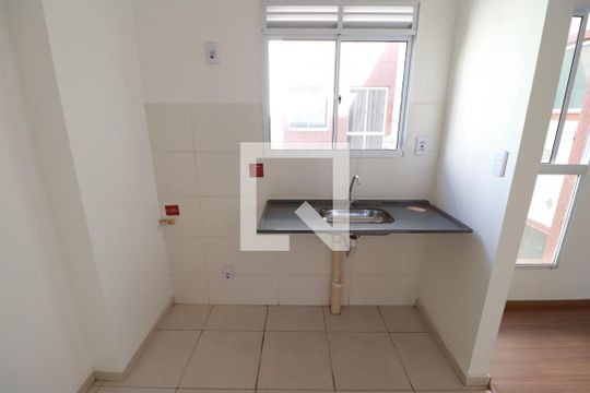 Cozinha/Área de serviço de apartamento para alugar com 2 quartos, 43m² em Subsetor Norte - 10 (n-10), Ribeirão Preto