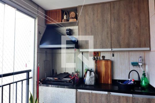 Varanda gourmet de apartamento para alugar com 3 quartos, 96m² em Independência, São Bernardo do Campo