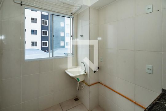 Cozinha/Área de serviço de apartamento à venda com 2 quartos, 55m² em São Damião, Belo Horizonte