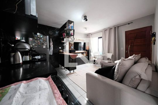 Sala/Cozinha de apartamento à venda com 1 quarto, 45m² em Jardim Matarazzo, São Paulo