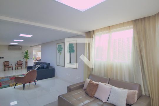 Sala de TV de apartamento para alugar com 4 quartos, 320m² em Castelo, Belo Horizonte