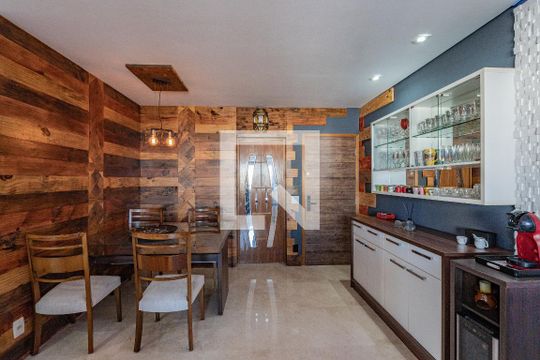 sala de apartamento à venda com 3 quartos, 117m² em Vila Brasilio Machado, São Paulo