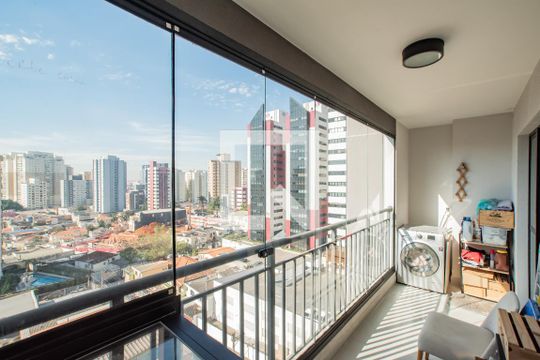 Varanda/Área de Serviço de kitnet/studio à venda com 1 quarto, 38m² em Mirandópolis, São Paulo