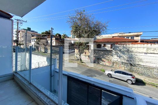 Varanda da Suite 1 de casa à venda com 3 quartos, 124m² em Santa Efigênia, Belo Horizonte