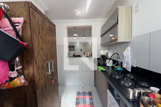 Cozinha de apartamento à venda com 2 quartos, 55m² em Castelo, Belo Horizonte