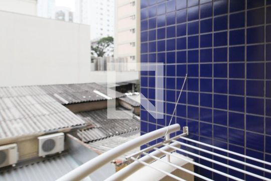 Varanda de apartamento para alugar com 1 quarto, 40m² em Indianópolis, São Paulo
