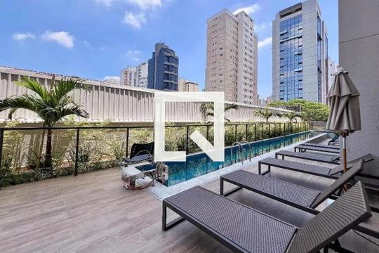 Área externa de kitnet/studio à venda com 1 quarto, 26m² em Moema, São Paulo