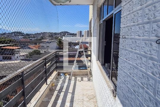 Varanda da Sala de apartamento para alugar com 3 quartos, 85m² em Ramos, Rio de Janeiro