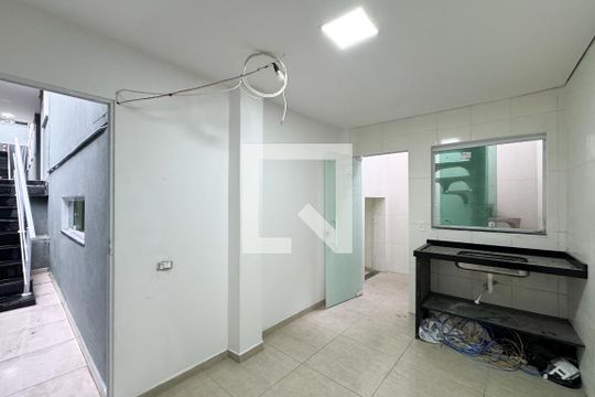 Sala/Cozinha  de apartamento para alugar com 1 quarto, 54m² em Jardim Silvina, São Bernardo do Campo