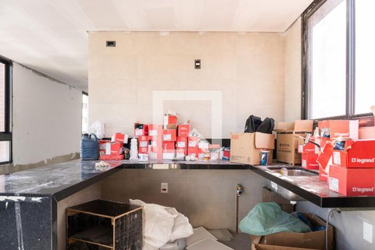 Cozinha e Área de Serviço de apartamento à venda com 3 quartos, 148m² em Lourdes, Belo Horizonte