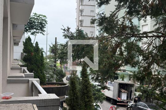 Varanda da Sala de apartamento para alugar com 2 quartos, 85m² em José Menino, Santos