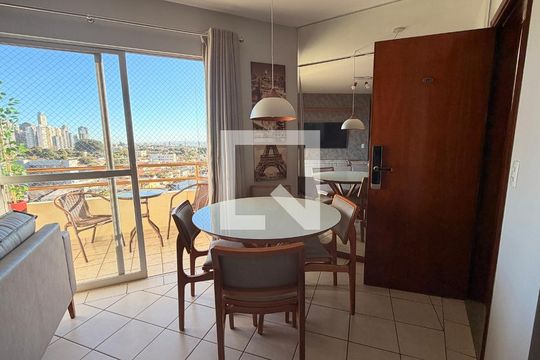 Sala de Jantar de apartamento para alugar com 3 quartos, 79m² em Setor Pedro Ludovico, Goiânia