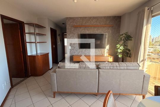 Sala de apartamento para alugar com 3 quartos, 79m² em Setor Pedro Ludovico, Goiânia
