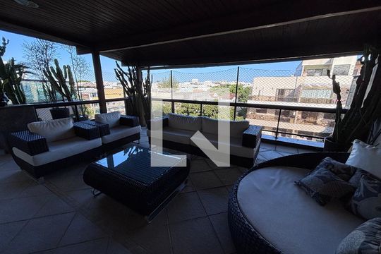 Varanda de apartamento à venda com 5 quartos, 217m² em Recreio dos Bandeirantes, Rio de Janeiro