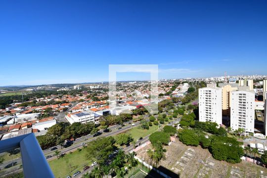 Sala - Vista de apartamento à venda com 2 quartos, 74m² em Fazenda Santa Cândida, Campinas