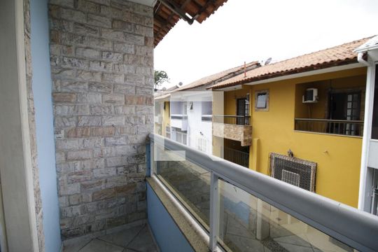 Varanda da Suíte 1 de casa de condomínio à venda com 2 quartos, 88m² em Taquara, Rio de Janeiro