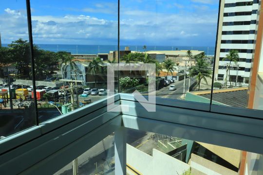 Varanda da Sala de apartamento para alugar com 1 quarto, 49m² em Jardim Armação, Salvador