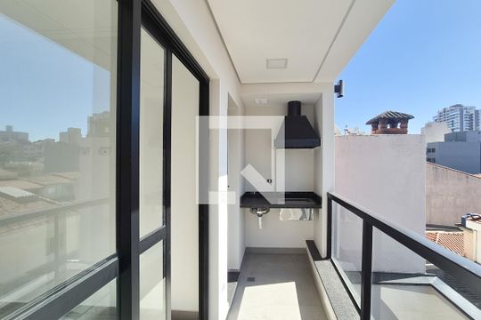 Varanda gourmet de apartamento à venda com 2 quartos, 58m² em Jardim do Mar, São Bernardo do Campo