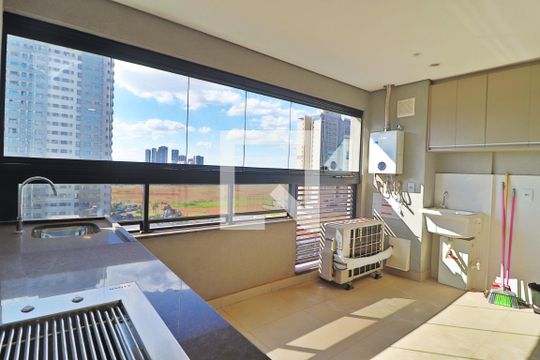 Varanda de apartamento para alugar com 3 quartos, 81m² em Jardim Sul, Uberlândia
