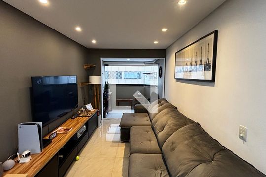 Sala - Sala de Jantar  de apartamento à venda com 3 quartos, 106m² em Vila Gilda, Santo André