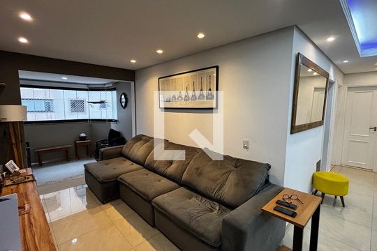 Sala - Sala de Jantar  de apartamento à venda com 3 quartos, 106m² em Vila Gilda, Santo André