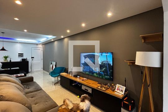 Sala - Sala de Jantar  de apartamento à venda com 3 quartos, 106m² em Vila Gilda, Santo André