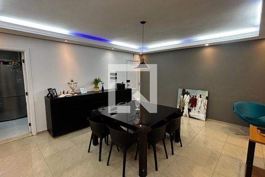 Sala - Sala de Jantar  de apartamento à venda com 3 quartos, 106m² em Vila Gilda, Santo André