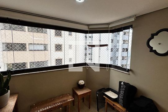 Sala - Sala de Jantar Varanda de apartamento à venda com 3 quartos, 106m² em Vila Gilda, Santo André