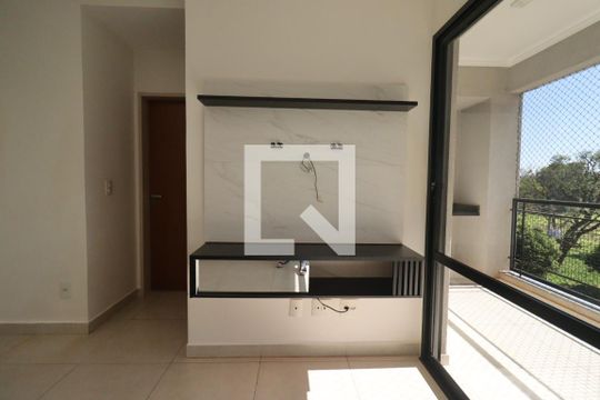 Sala de apartamento para alugar com 1 quarto, 45m² em Vila do Golfe, Ribeirão Preto