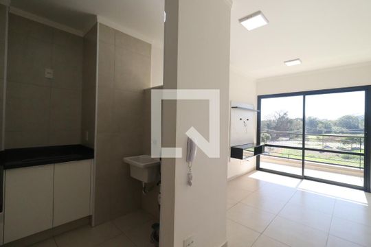 Sala de apartamento para alugar com 1 quarto, 45m² em Vila do Golfe, Ribeirão Preto