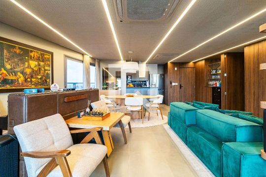 Sala de apartamento à venda com 2 quartos, 119m² em Pinheiros, São Paulo