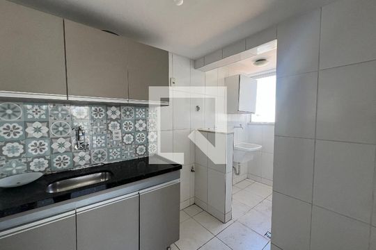 Cozinha e Área de Serviço de apartamento para alugar com 3 quartos, 105m² em Castelo, Belo Horizonte