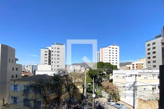 Vista da Suite de apartamento à venda com 3 quartos, 96m² em Santo Antônio, Belo Horizonte
