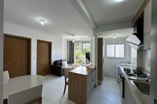Sala de apartamento para alugar com 2 quartos, 56m² em Vargem do Bom Jesus, Florianópolis