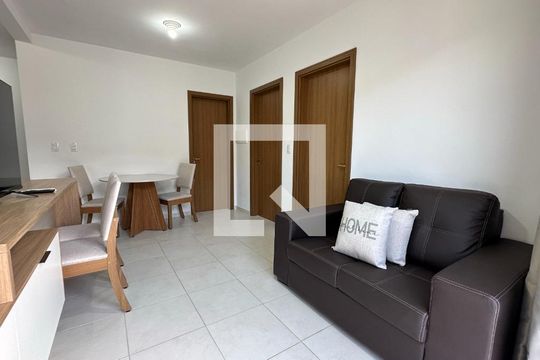 Sala de apartamento para alugar com 2 quartos, 56m² em Vargem do Bom Jesus, Florianópolis
