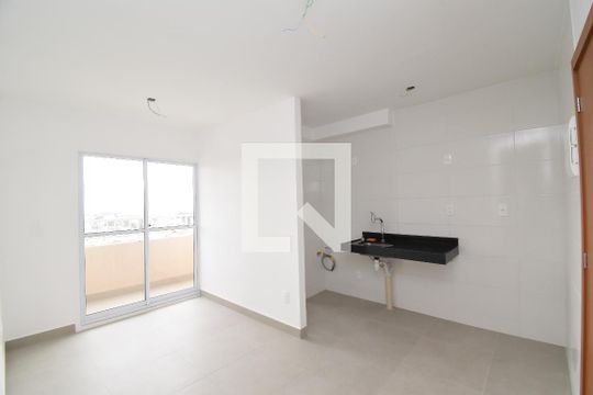 Sala e Cozinha de apartamento para alugar com 2 quartos, 47m² em Bairro Alto, Curitiba