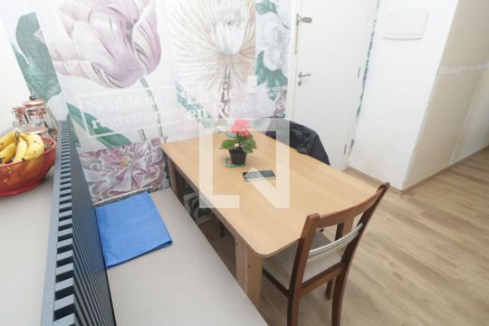 Sala de Jantar de apartamento à venda com 2 quartos, 39m² em Santa Maria, Santo André