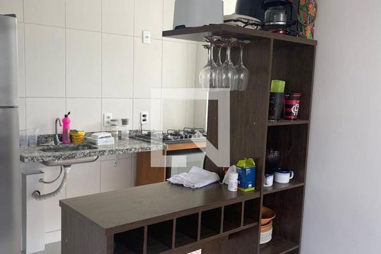 Cozinha de apartamento para alugar com 2 quartos, 48m² em Mantiquira, Duque de Caxias