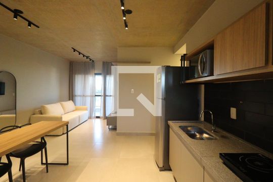 Cozinha de apartamento para alugar com 2 quartos, 71m² em Santa Luzia, Ribeirão Preto