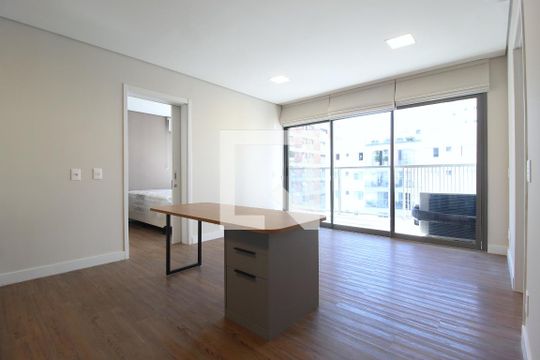 Sala/Cozinha de apartamento para alugar com 2 quartos, 60m² em Vila Nova Conceição, São Paulo