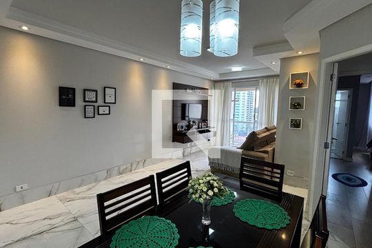 Sala - Sala de Jantar  de apartamento à venda com 3 quartos, 91m² em Vila Santa Teresa, Santo André