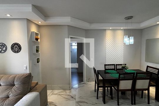 Sala - Sala de Jantar  de apartamento à venda com 3 quartos, 91m² em Vila Santa Teresa, Santo André