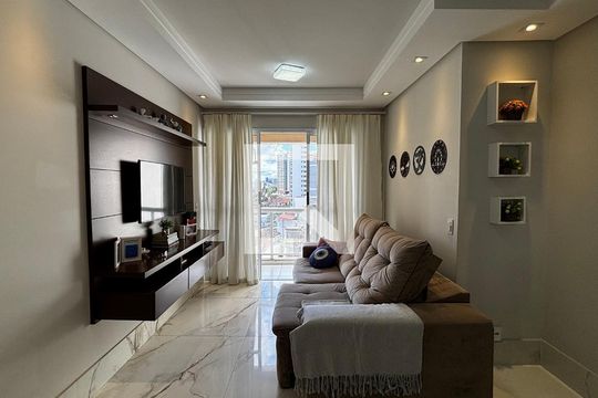 Sala - Sala de Jantar  de apartamento à venda com 3 quartos, 91m² em Vila Santa Teresa, Santo André