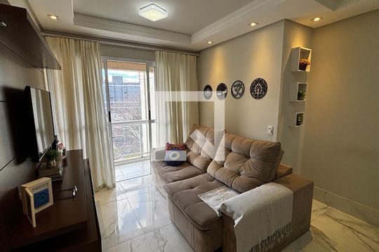 Sala - Sala de Jantar  de apartamento à venda com 3 quartos, 91m² em Vila Santa Teresa, Santo André