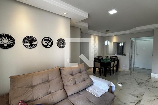 Sala - Sala de Jantar  de apartamento à venda com 3 quartos, 91m² em Vila Santa Teresa, Santo André