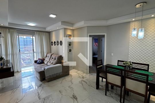 Sala - Sala de Jantar  de apartamento à venda com 3 quartos, 91m² em Vila Santa Teresa, Santo André